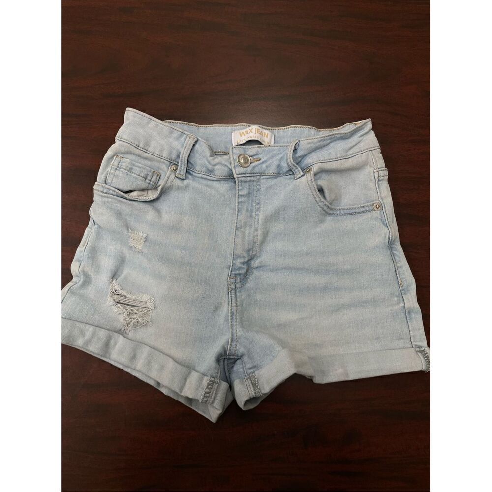 Wax Jean Denim Shorts Size Medium